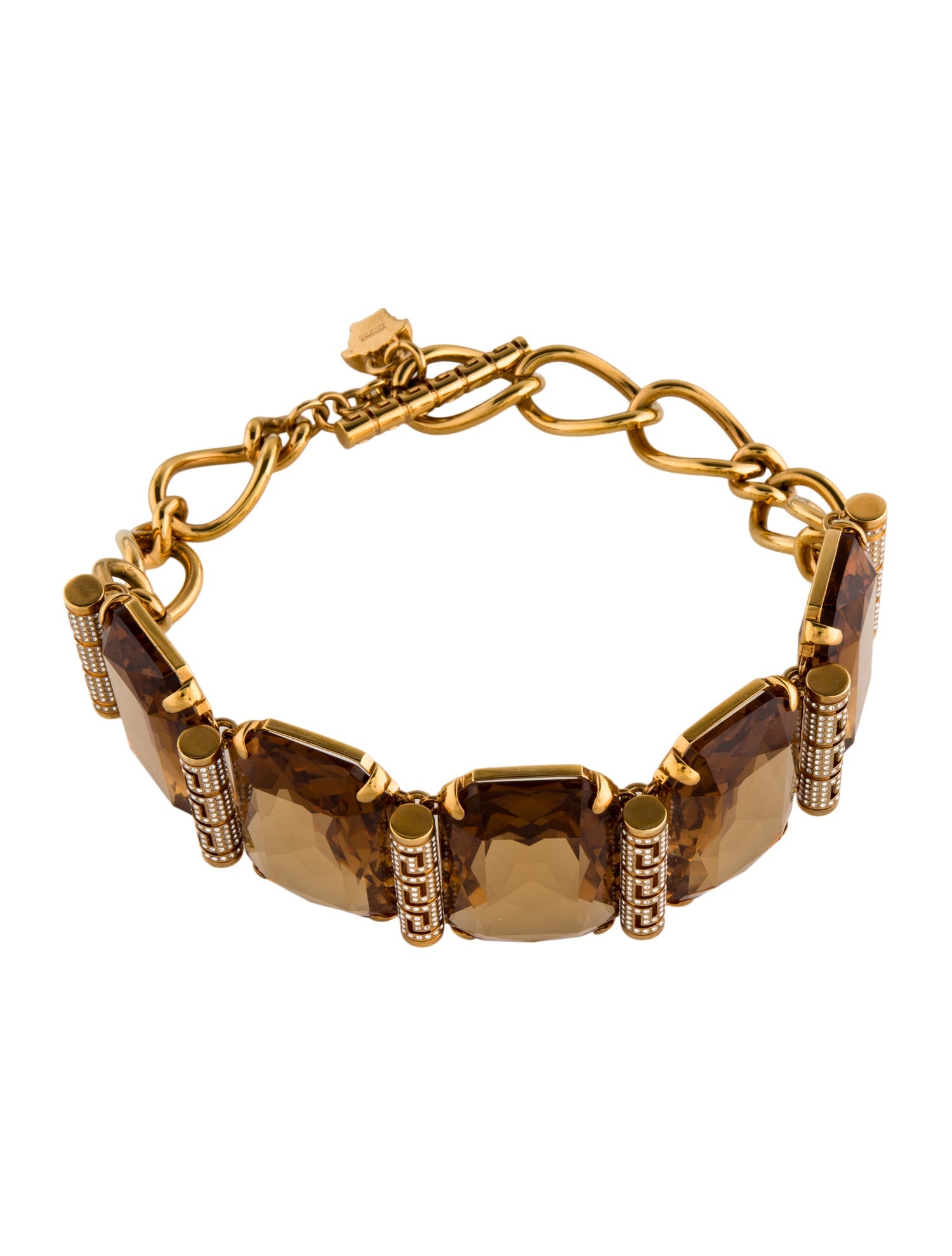 Versace Crystal Collar Necklace