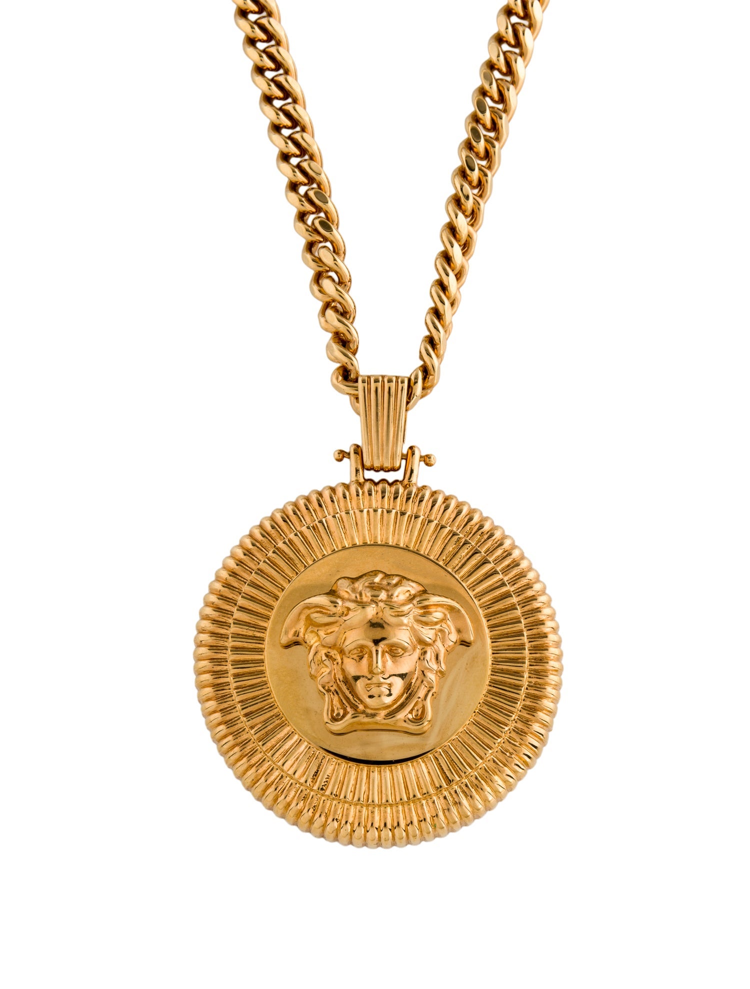 Versace Medusa Biggie Pendant Necklace