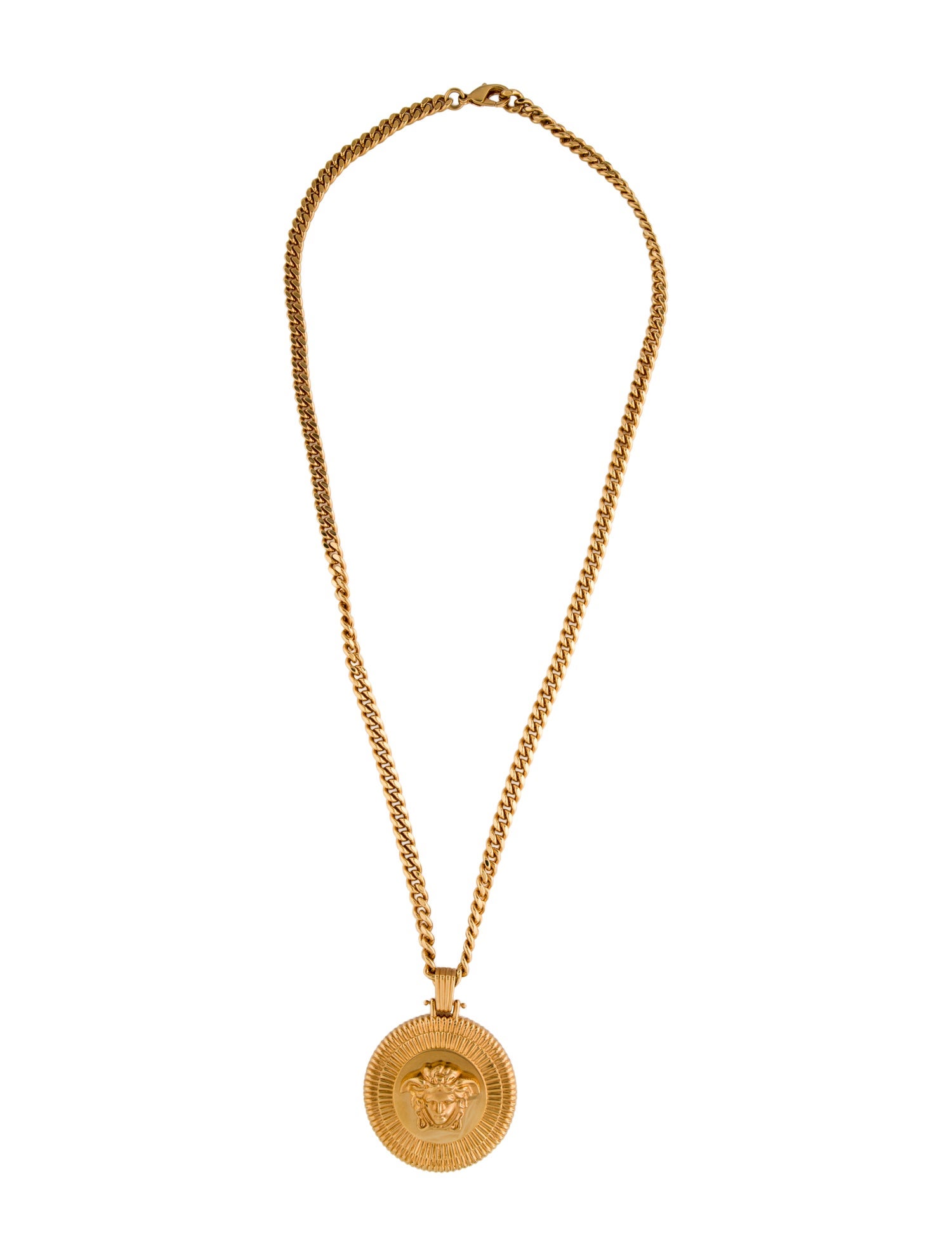Versace Medusa Biggie Pendant Necklace