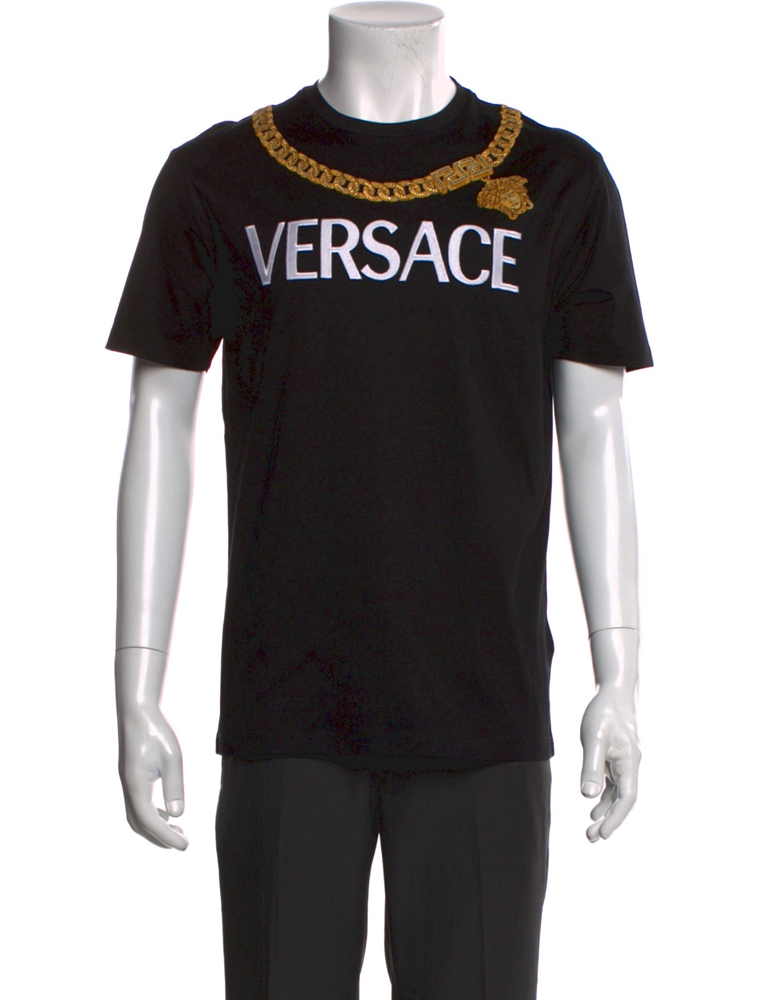 Versace Graphic Print Crew Neck T-Shirt w/ Tags