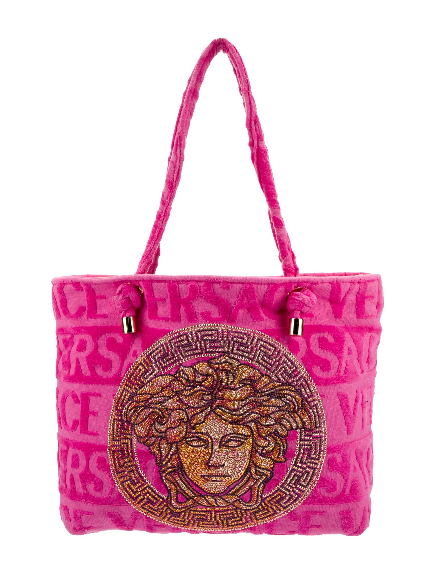 Versace Terry Cloth Tote