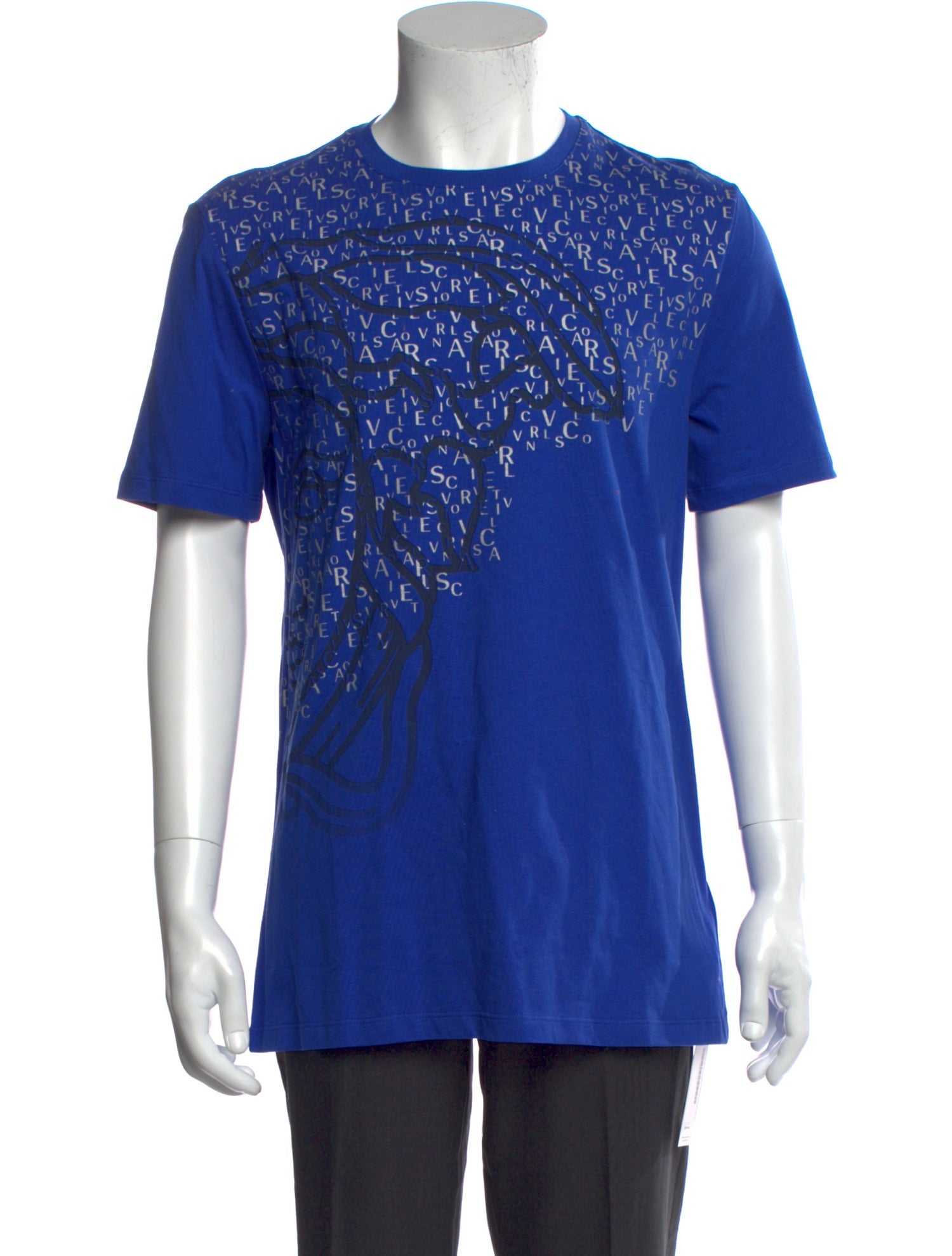 Versace Collection Printed Crew Neck T-Shirt