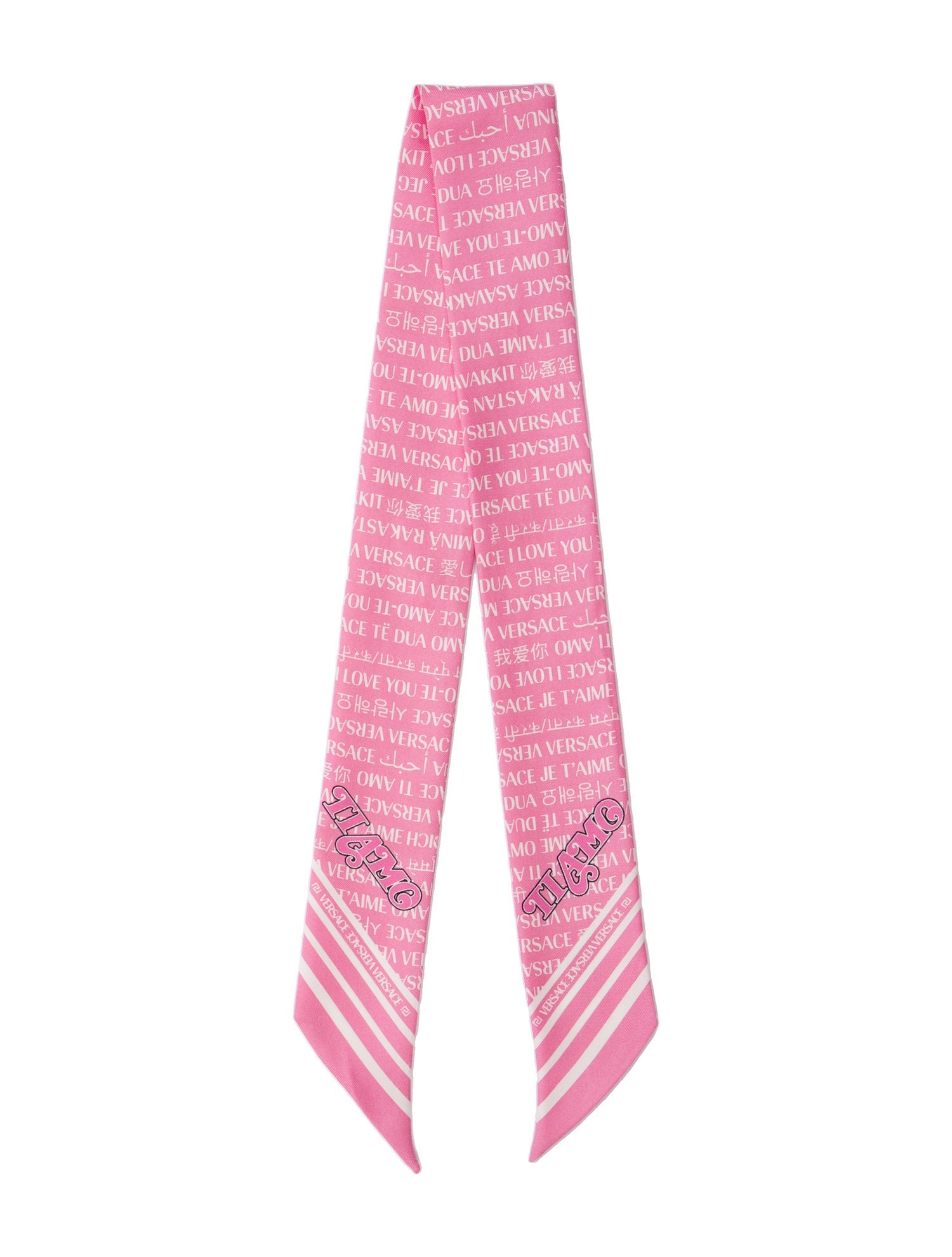 Versace Silk Printed Bandeau