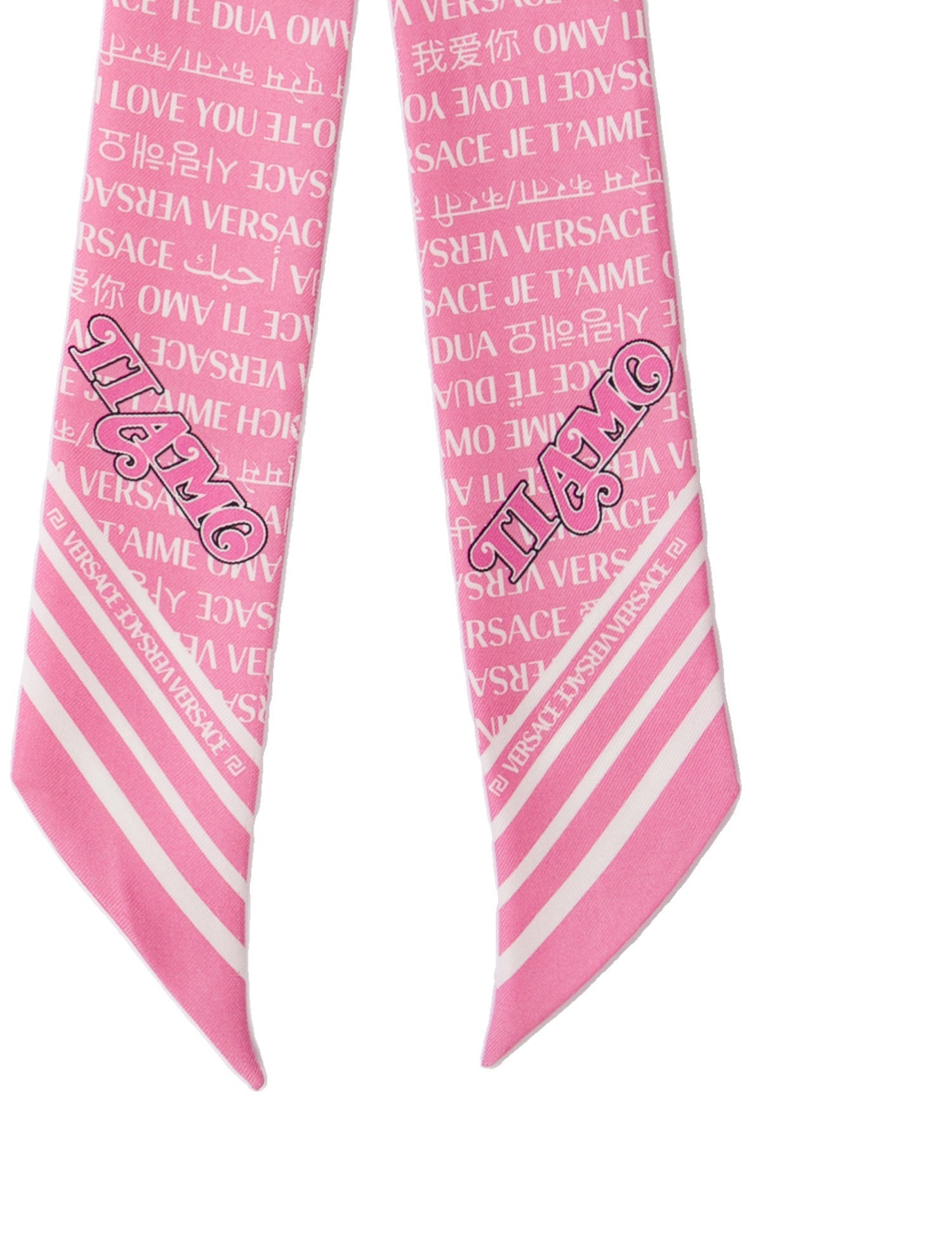 Versace Silk Printed Bandeau