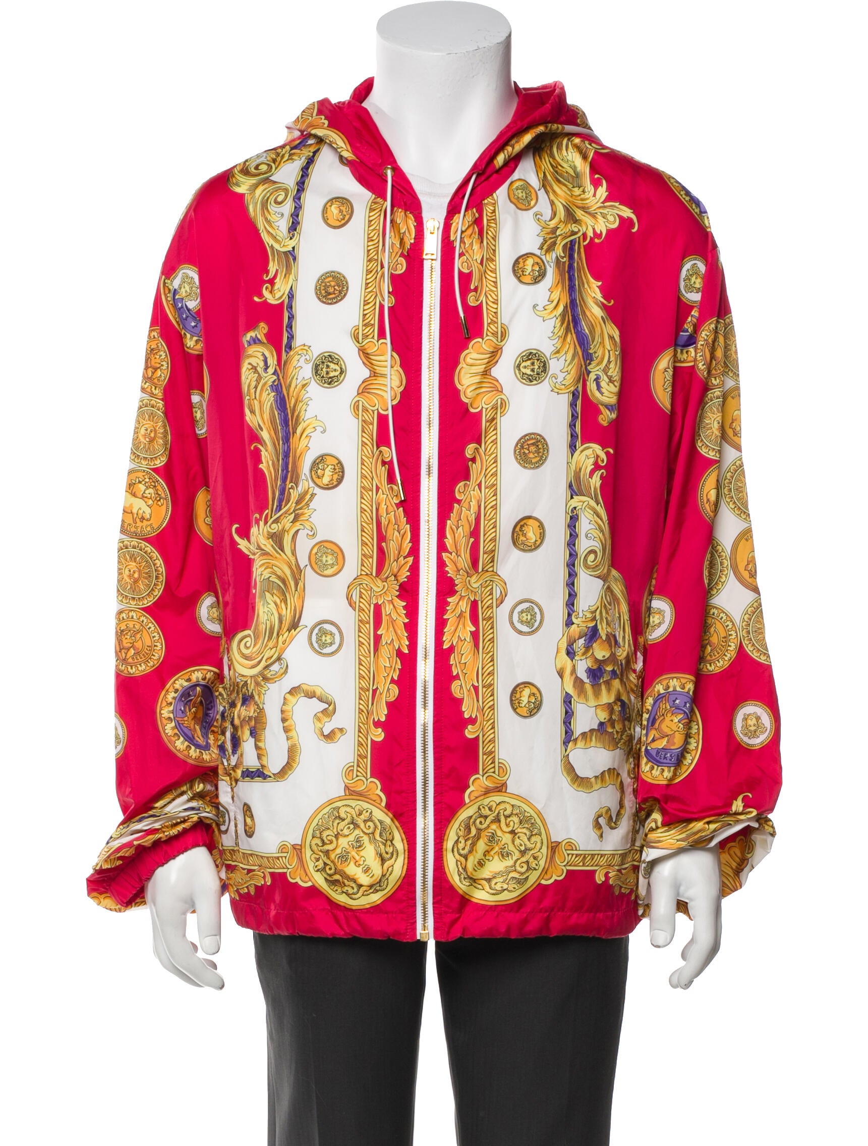 Versace Barocco Print Printed Jacket