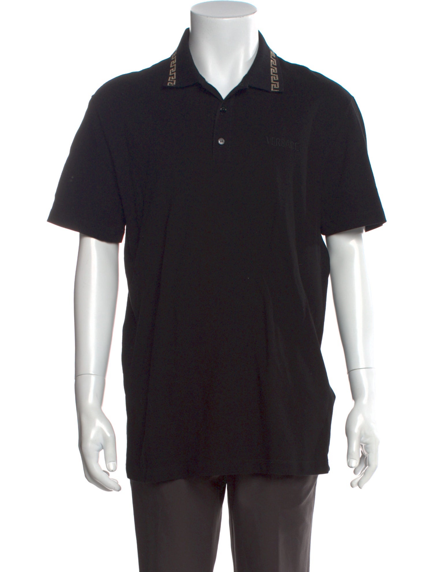 Versace Collar Short Sleeve Polo Shirt