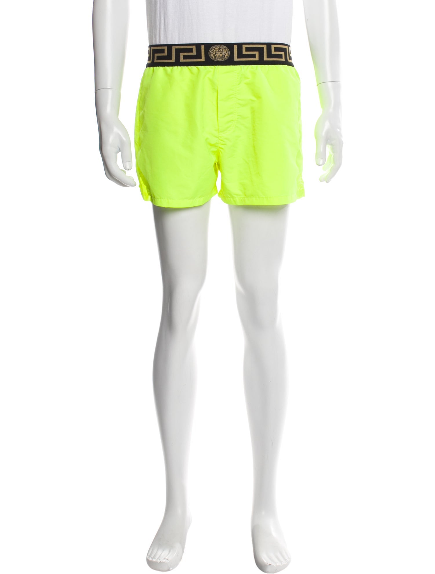 Versace Graphic Print Swim Trunks