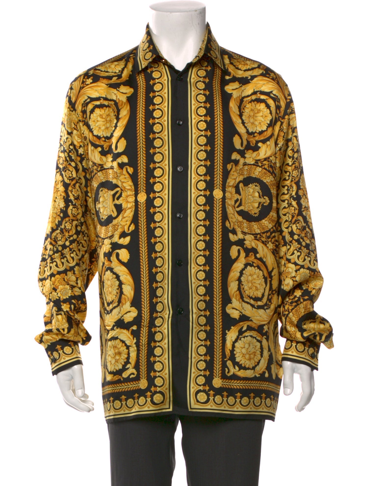 Versace Silk Printed Shirt