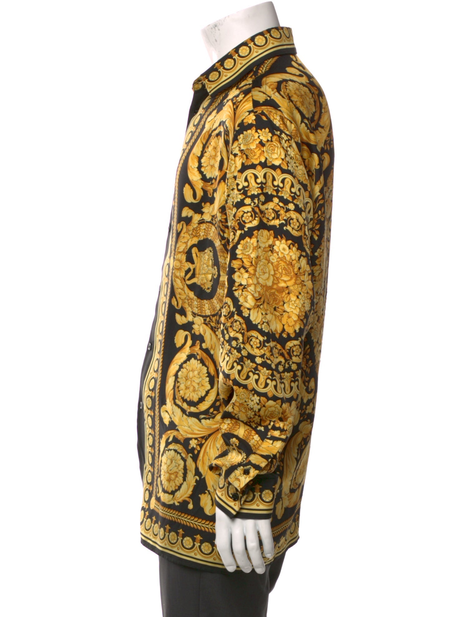 Versace Silk Printed Shirt