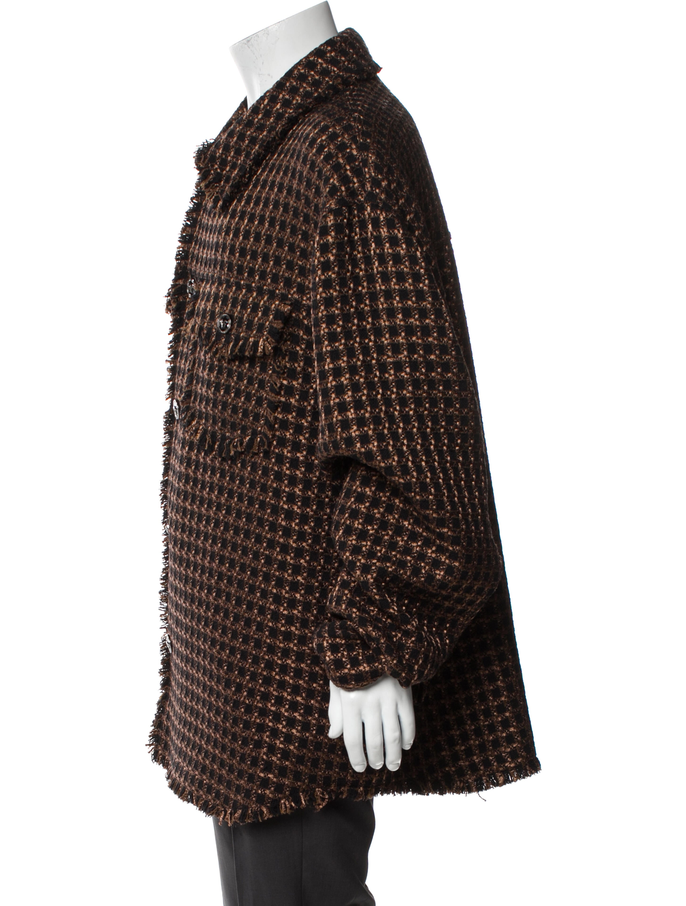 Versace Tweed Pattern Jacket