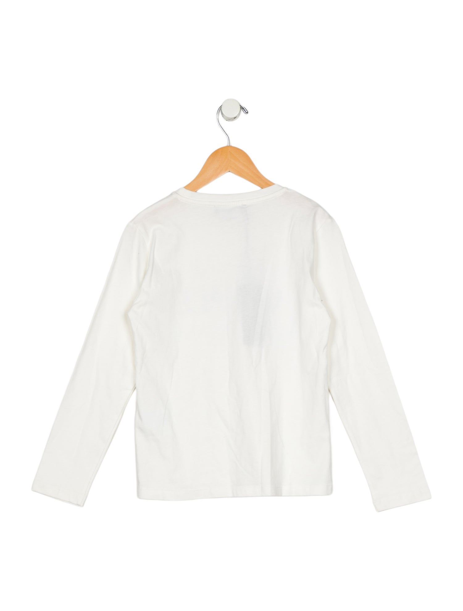 Versace Kids Girls Glitter Long Sleeve Top