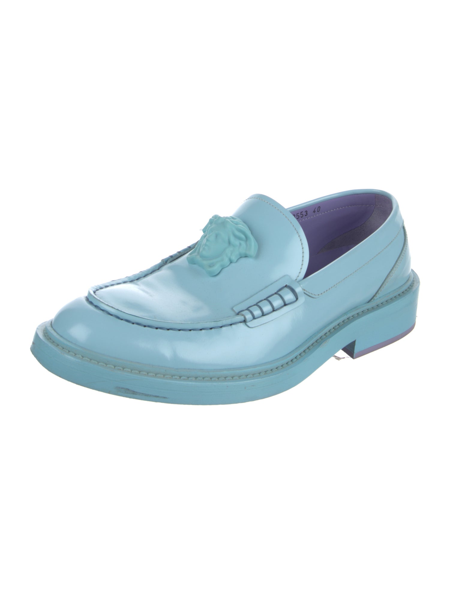 Versace Leather Loafers