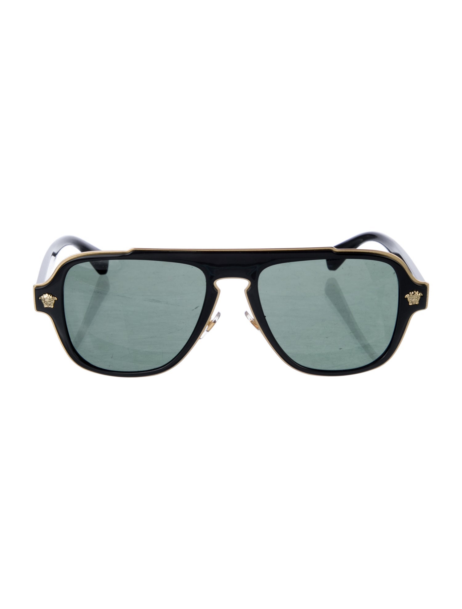 Versace Medusa Insignia Wayfarer Sunglasses