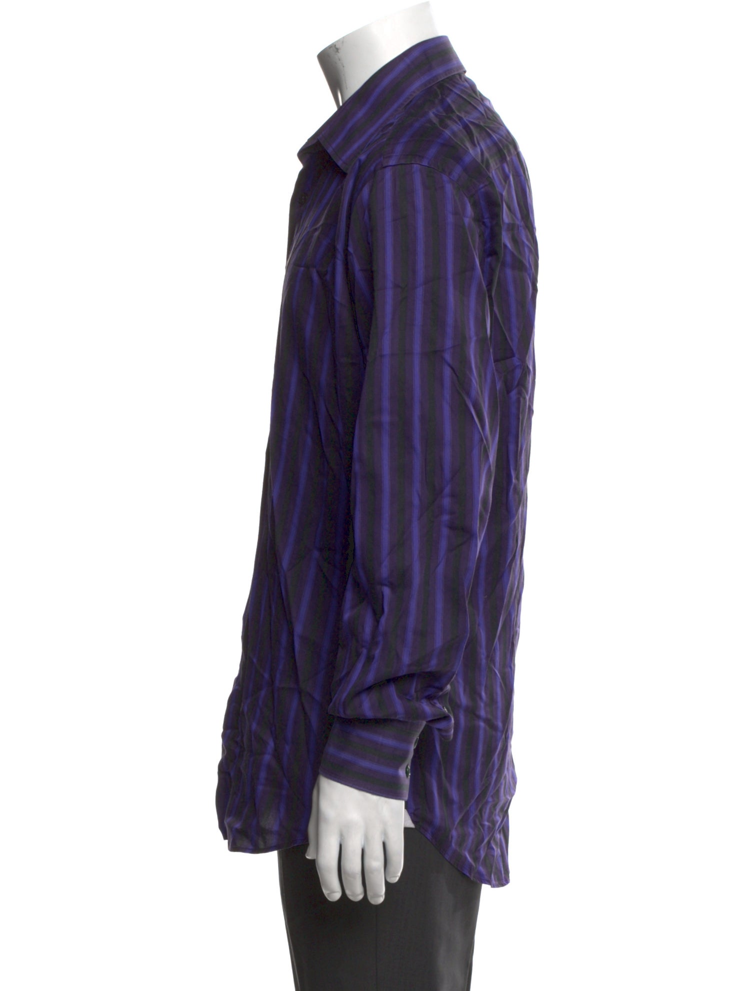 Versace Striped Long Sleeve Shirt