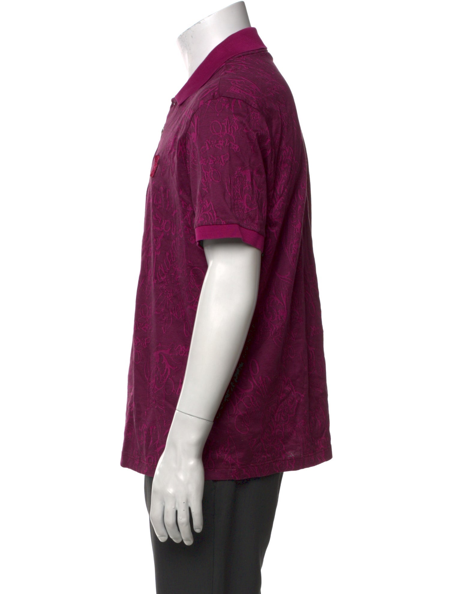 Versace Printed Short Sleeve Shirt