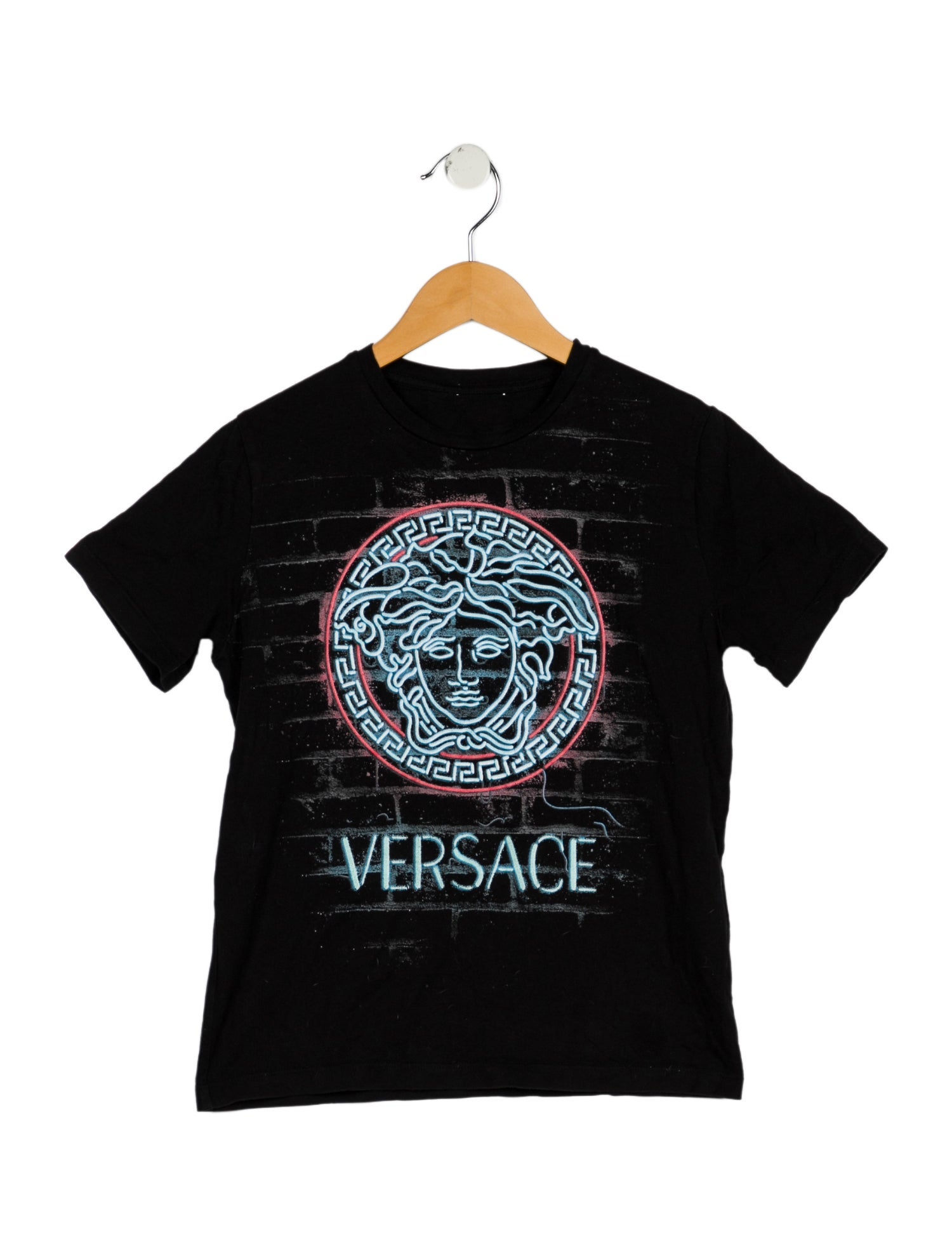 Versace Boys' Medusa Insignia Short-Sleeve T-Shirt