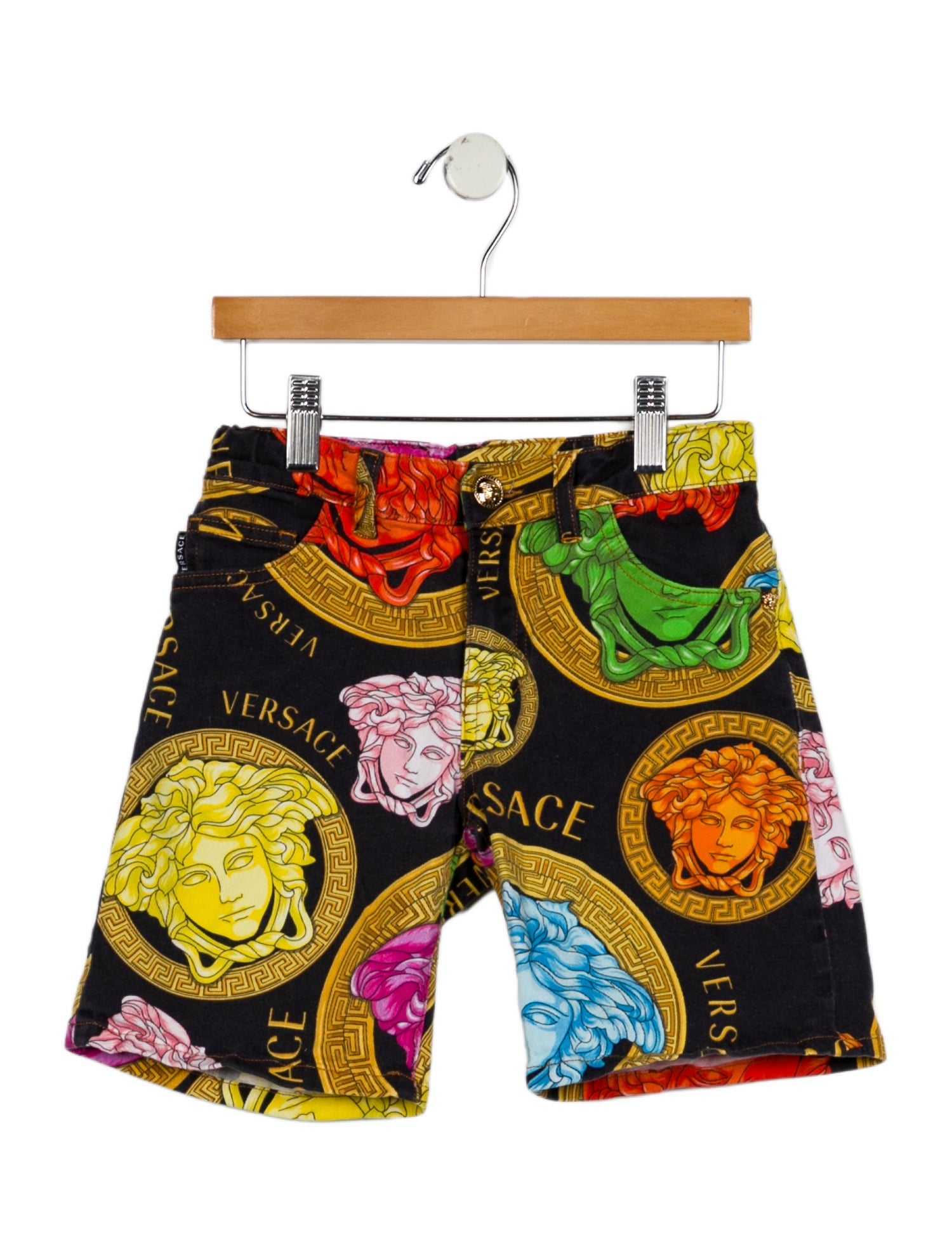 Versace Toddler Boys' Medusa Insignia Shorts.