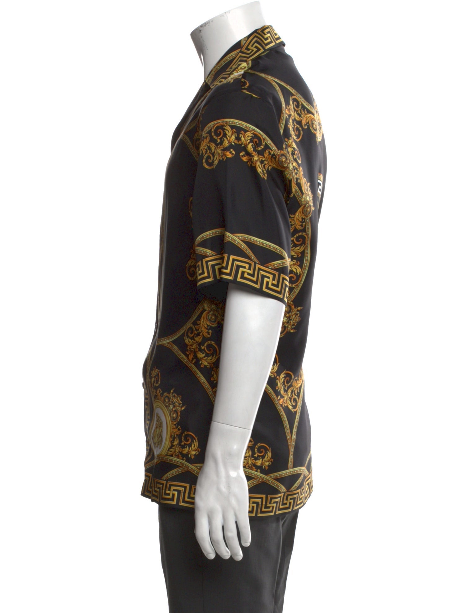 Versace Medusa Insignia Silk Shirt