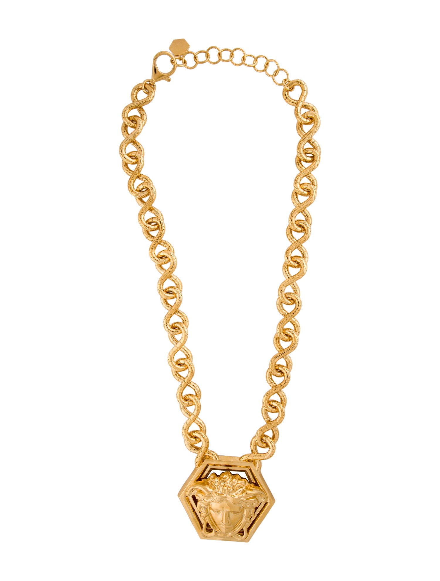 Versace X Haas Brothers Bioux Medusa Pendant Necklace