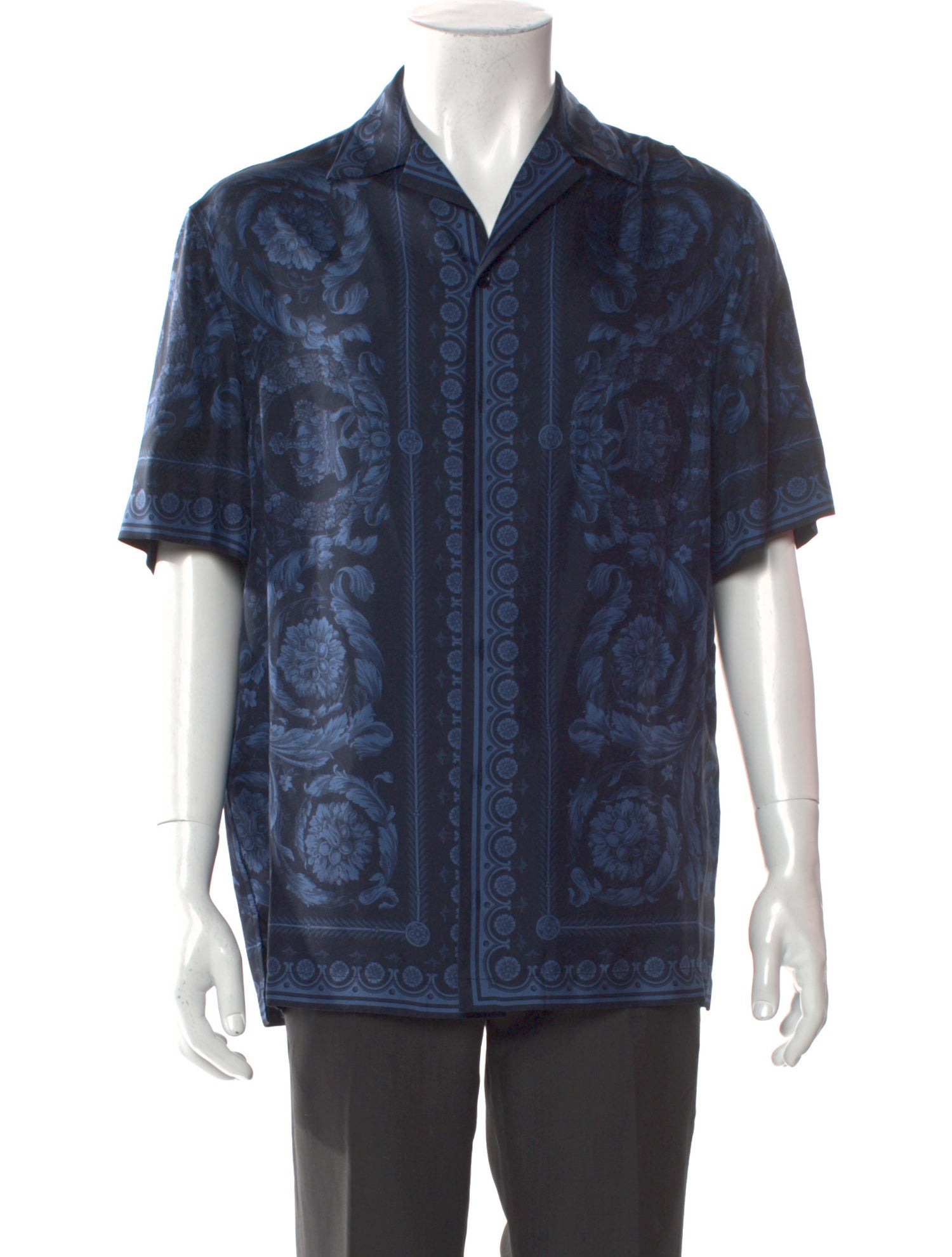 Versace Silk Printed Shirt