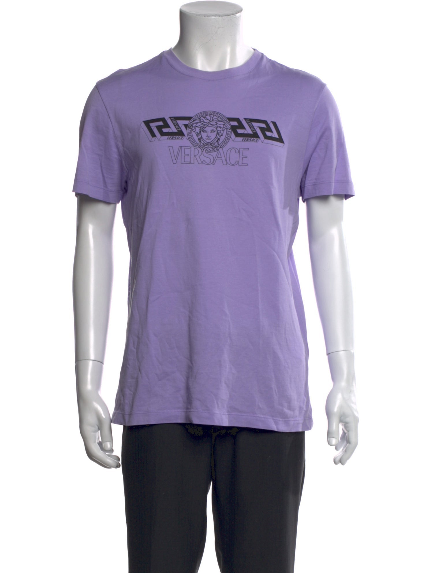 Versace Graphic Print Crew Neck T-Shirt