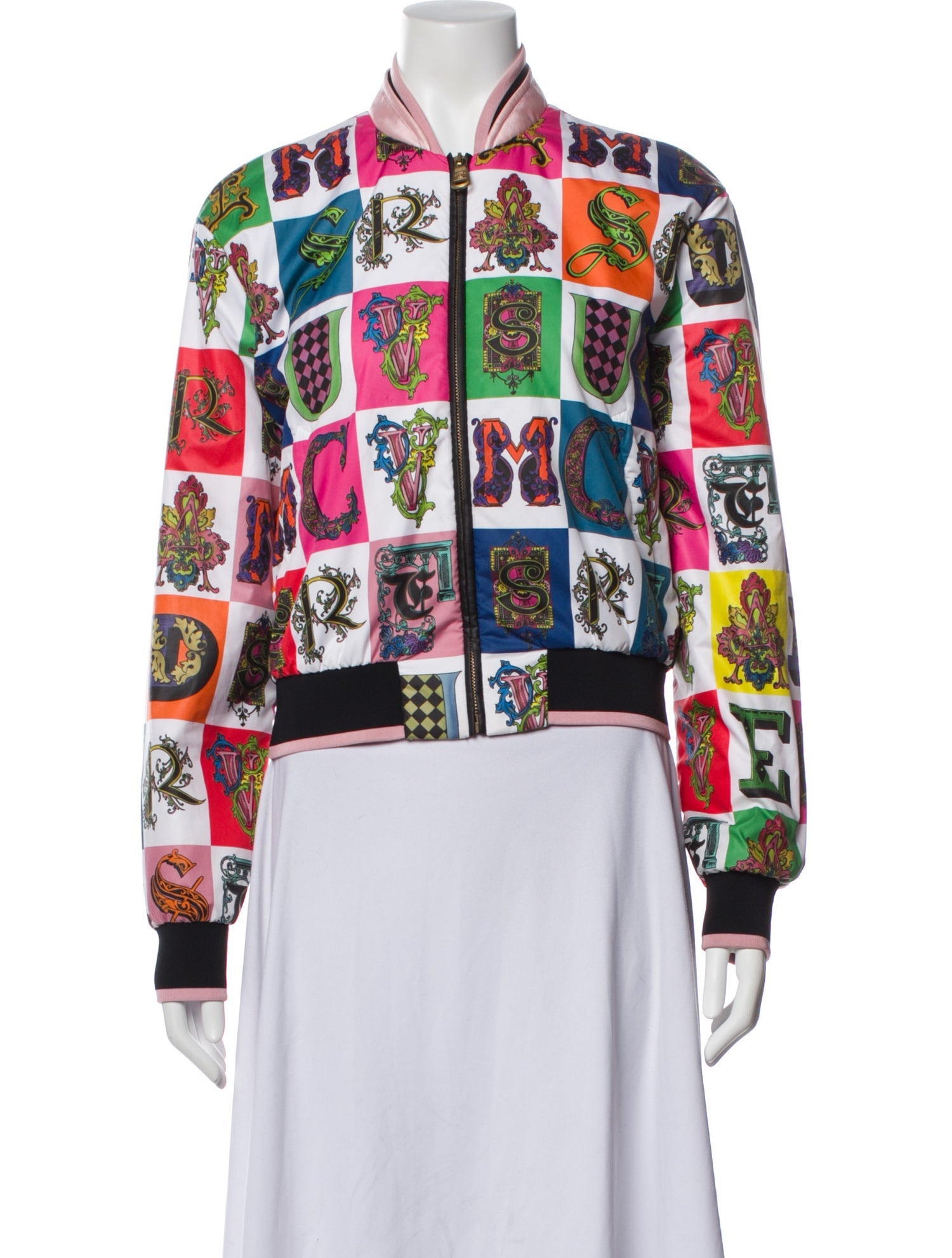 Versace Printed Bomber Jacket