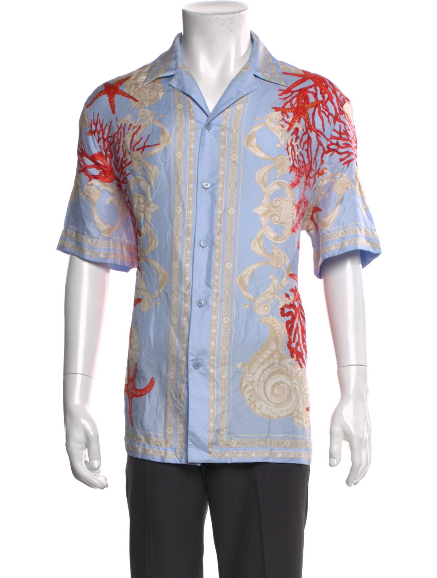 Versace Silk Printed Shirt