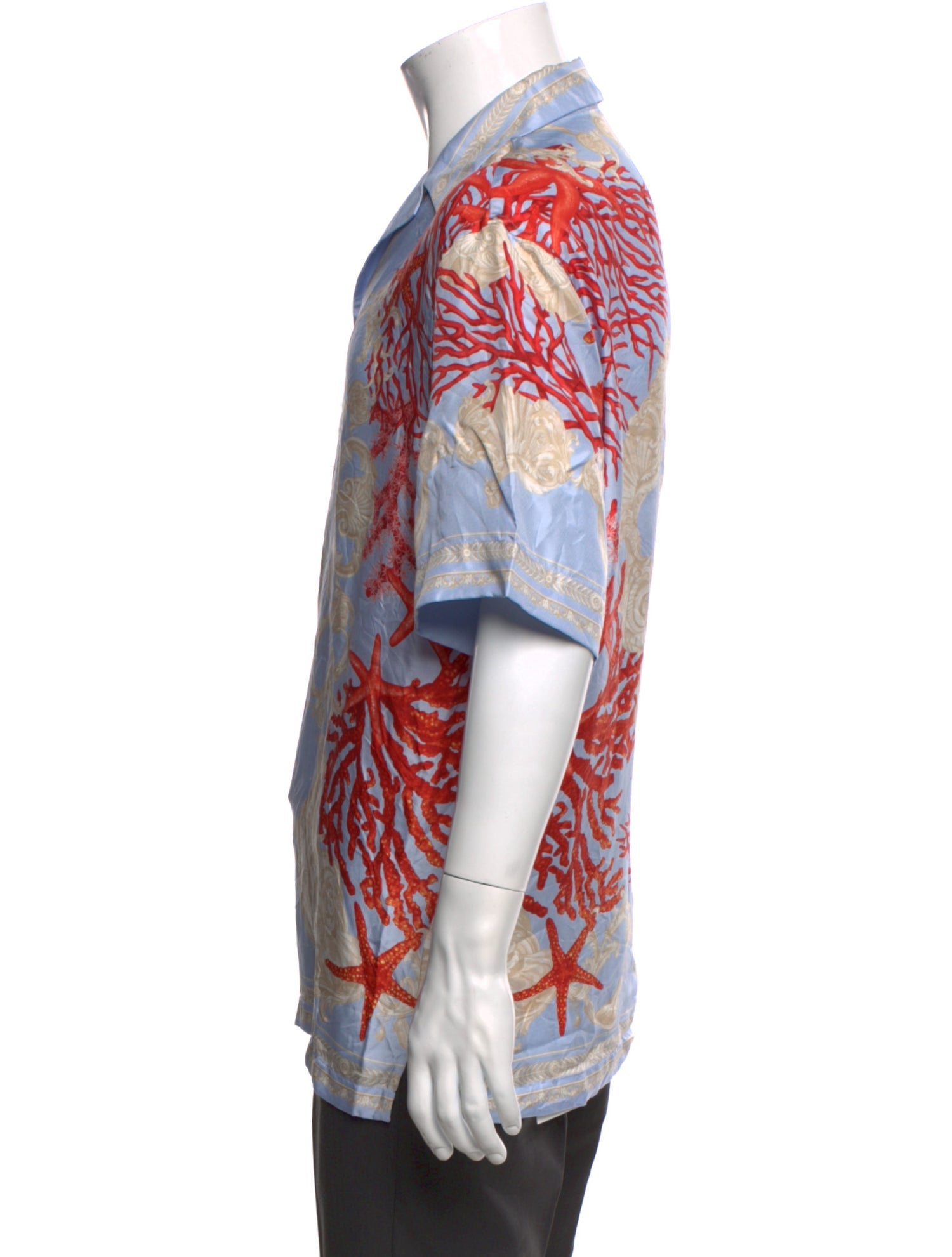 Versace Silk Printed Shirt