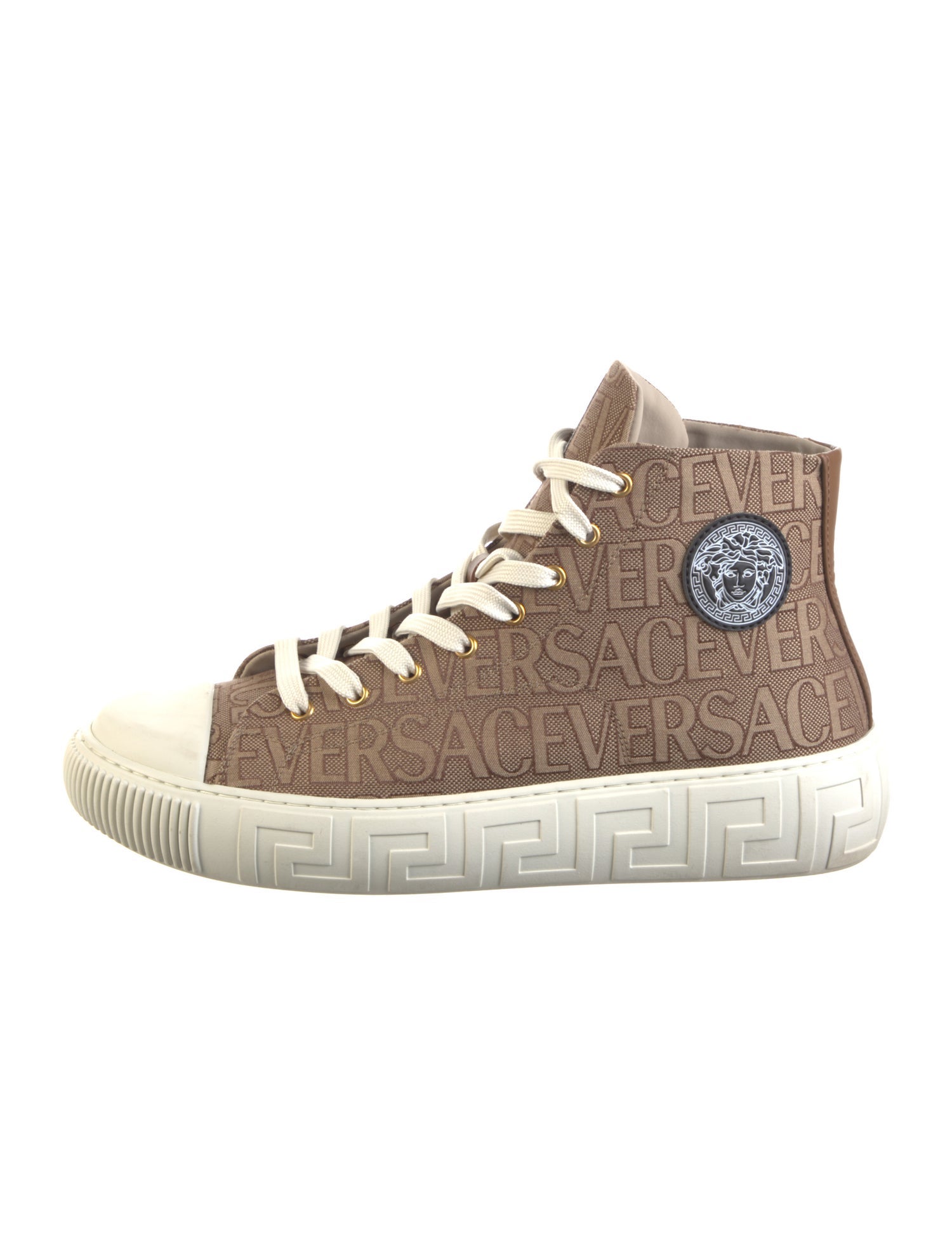 Versace Medusa Insignia Canvas Sneakers