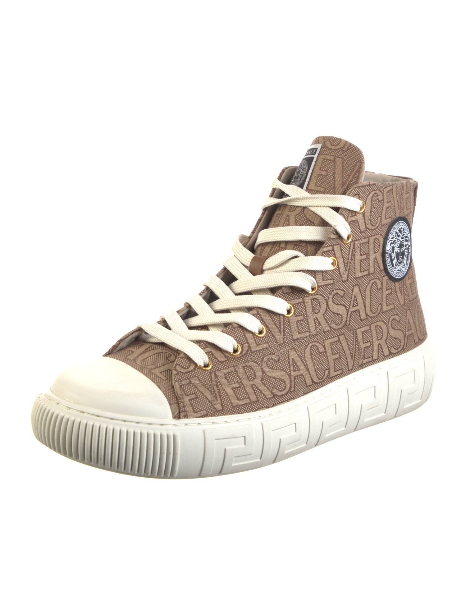 Versace Medusa Insignia Canvas Sneakers