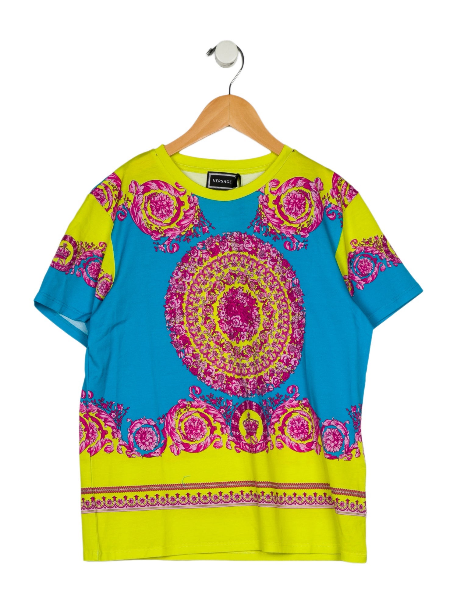 Versace kid's girls pattern print t-shirt w/Tags