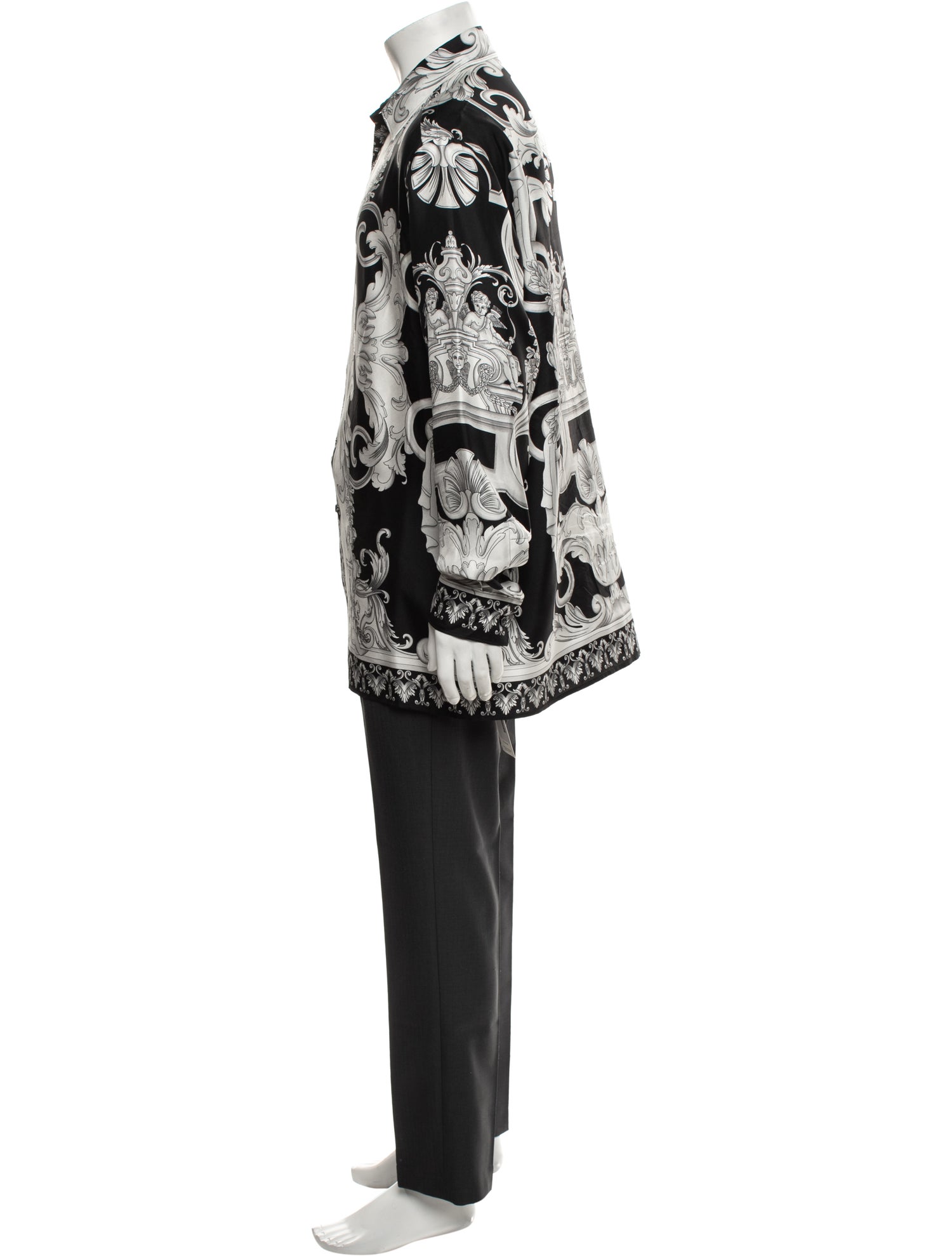 Versace Silk Printed Shirt