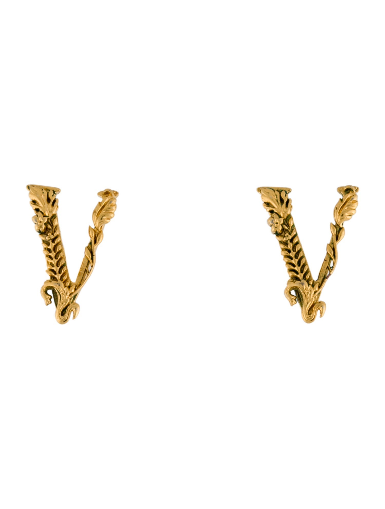 Versace Virtus Stud Earrings