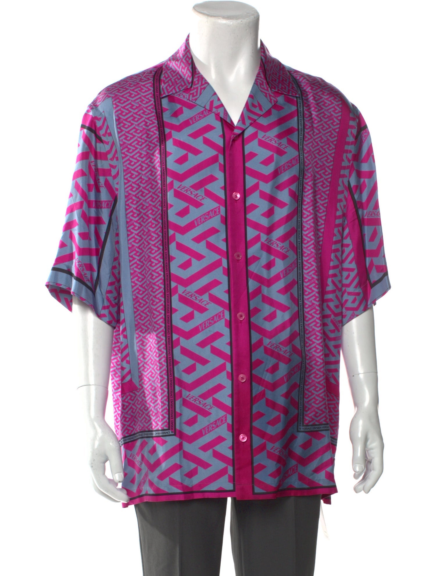 Versace Silk Printed Shirt