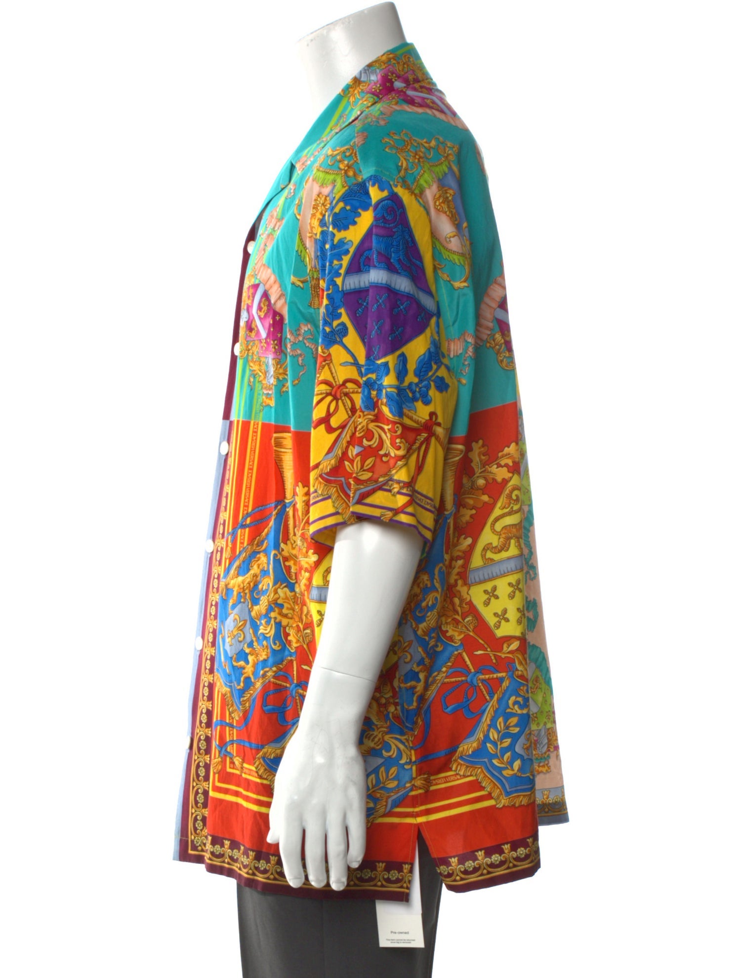 Versace Printed Short Sleeve Shirt