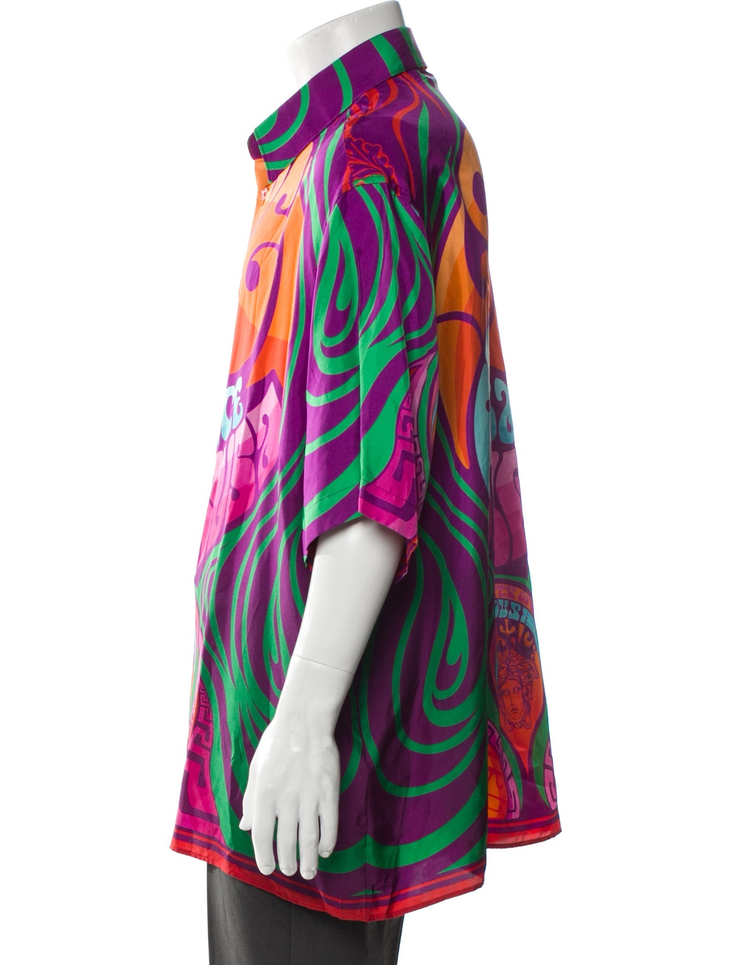 Versace Silk Printed Shirt