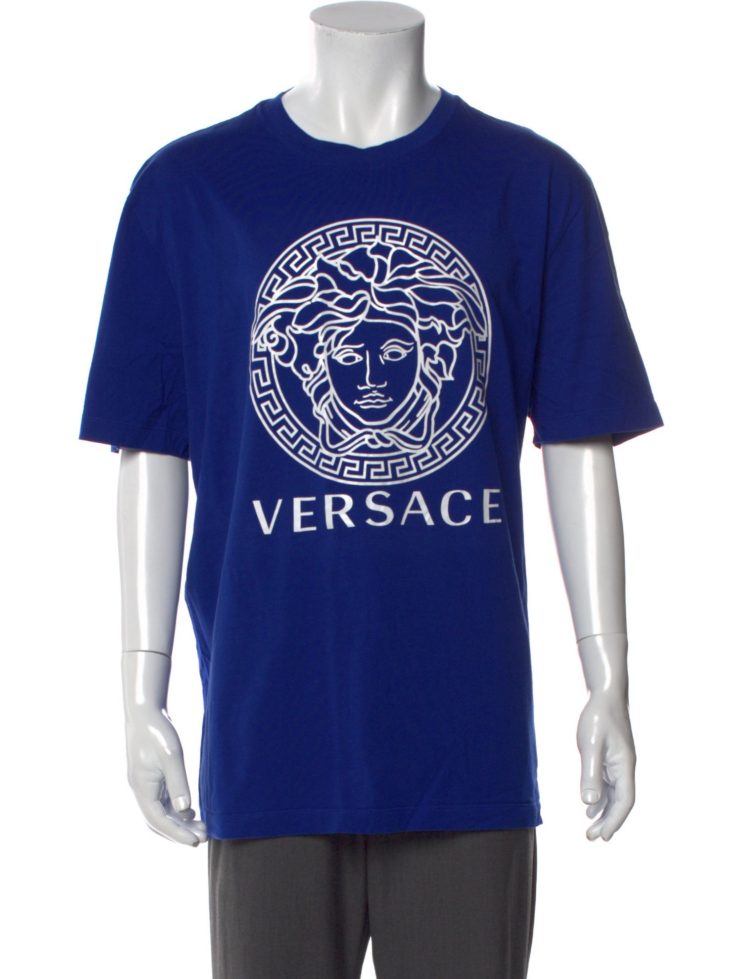 Versace Graphic Print Crew Neck T-Shirt
