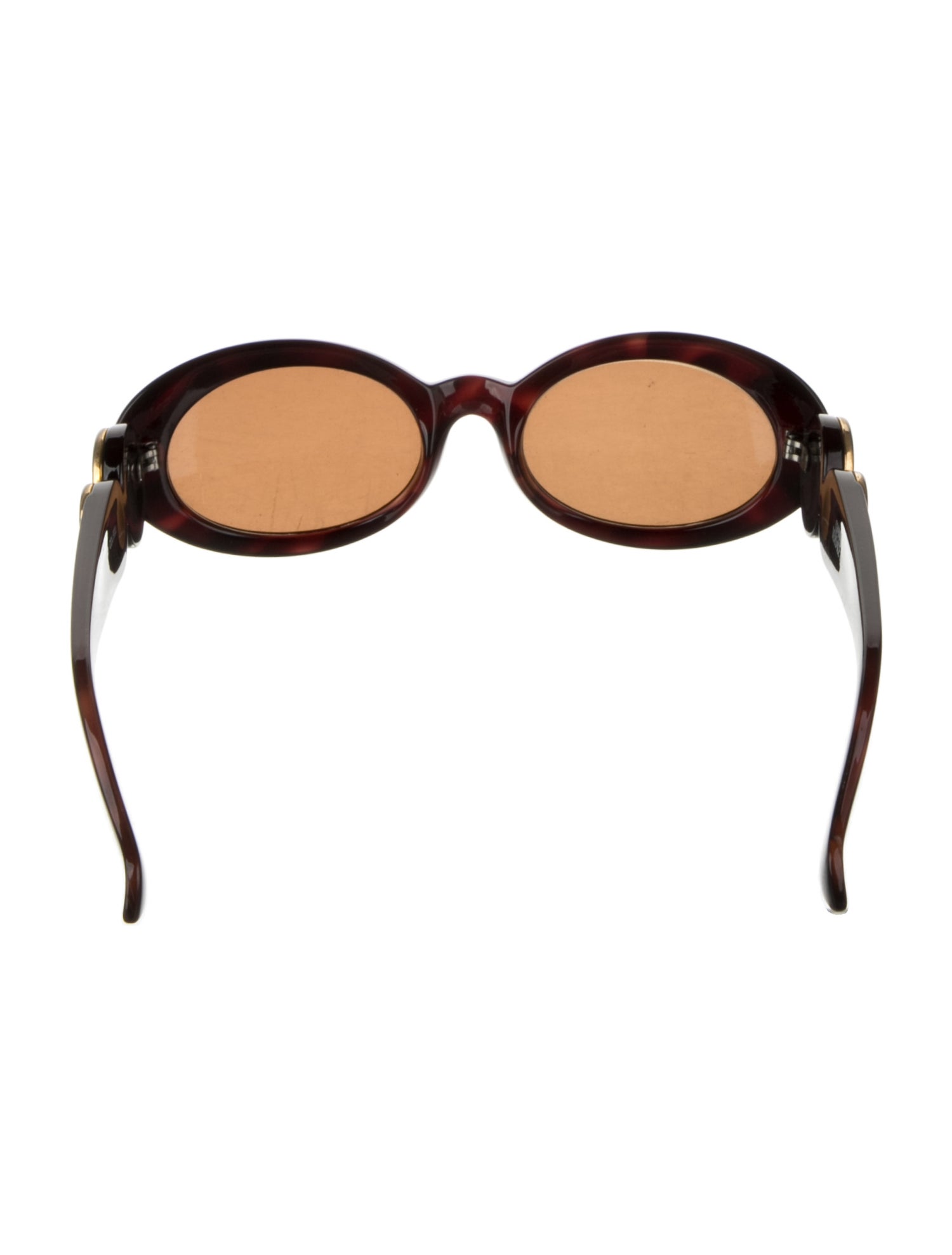 Versace Round Tinted Sunglasses