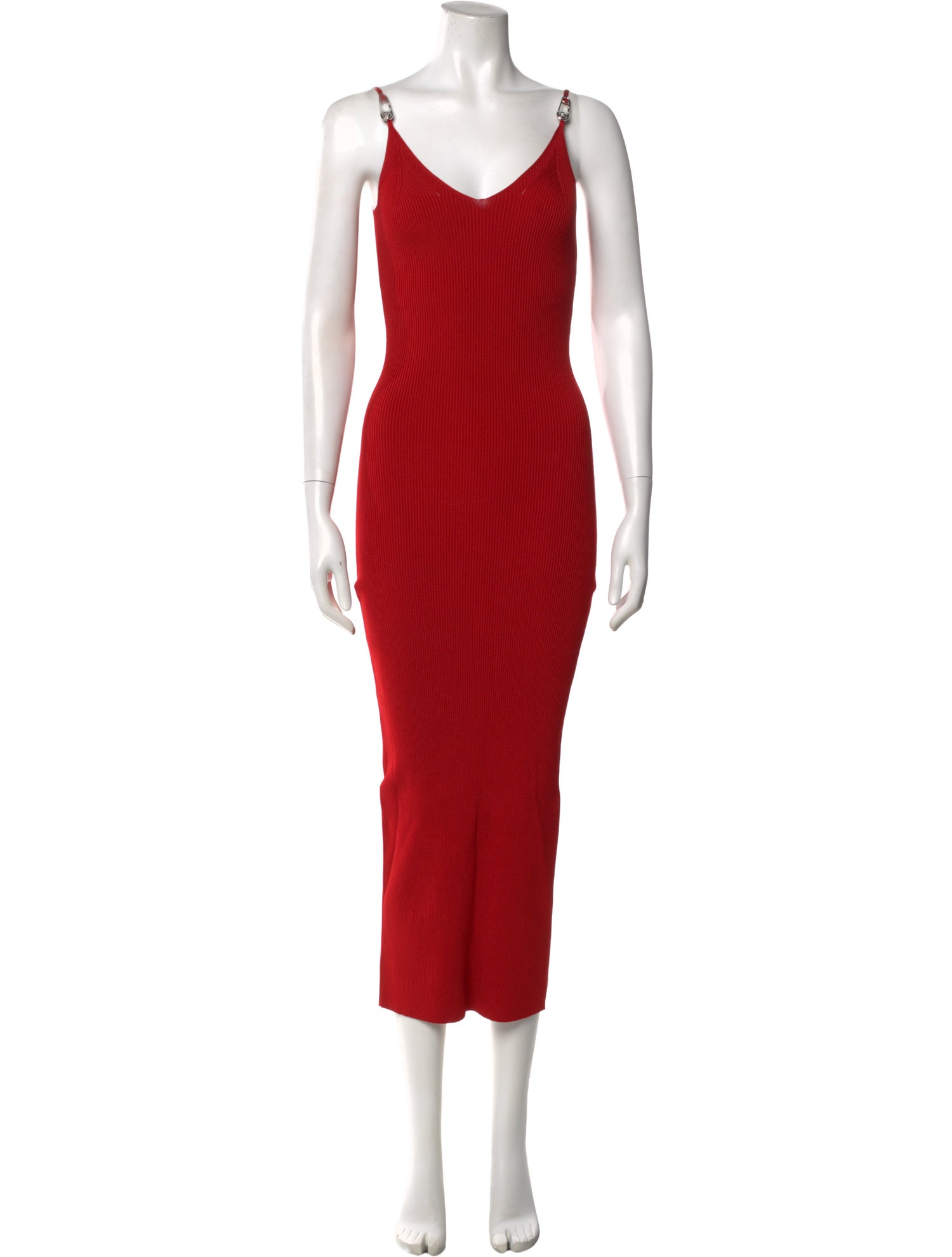 Versace V-Neck Long Dress