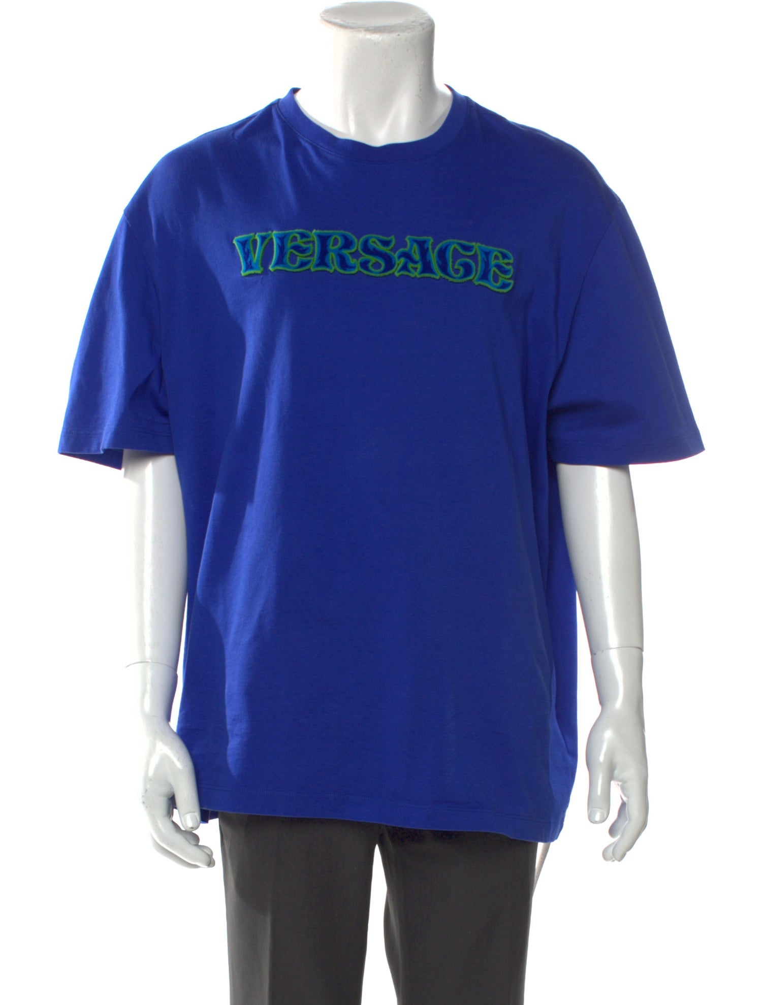 Versace Graphic Print Crew Neck T-Shirt