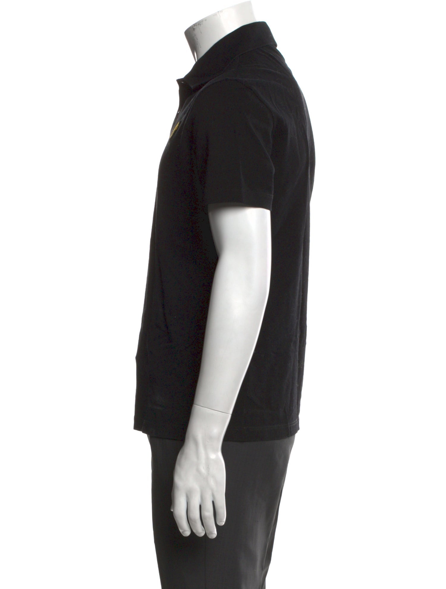 Versace Crew Neck Short Sleeve Polo Shirt