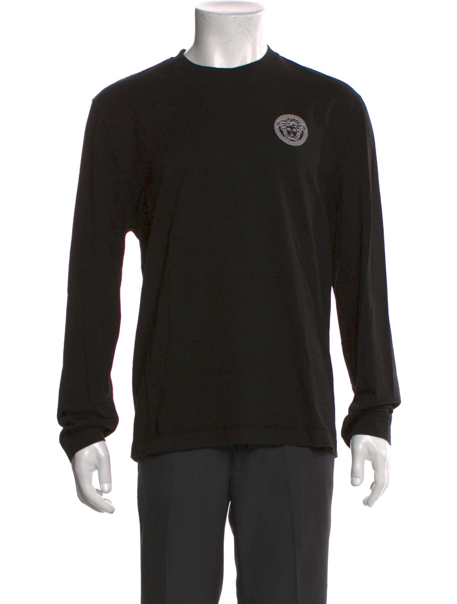 Versace Graphic Print Crew Neck T-Shirt