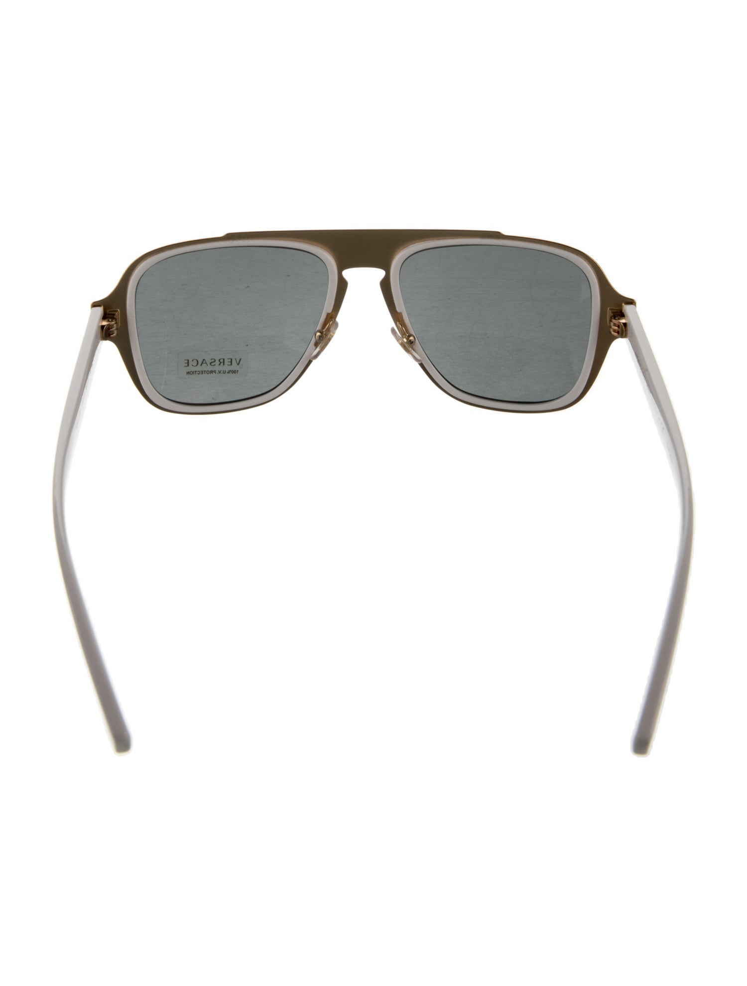 Versace Medusa Insignia Aviator Sunglasses