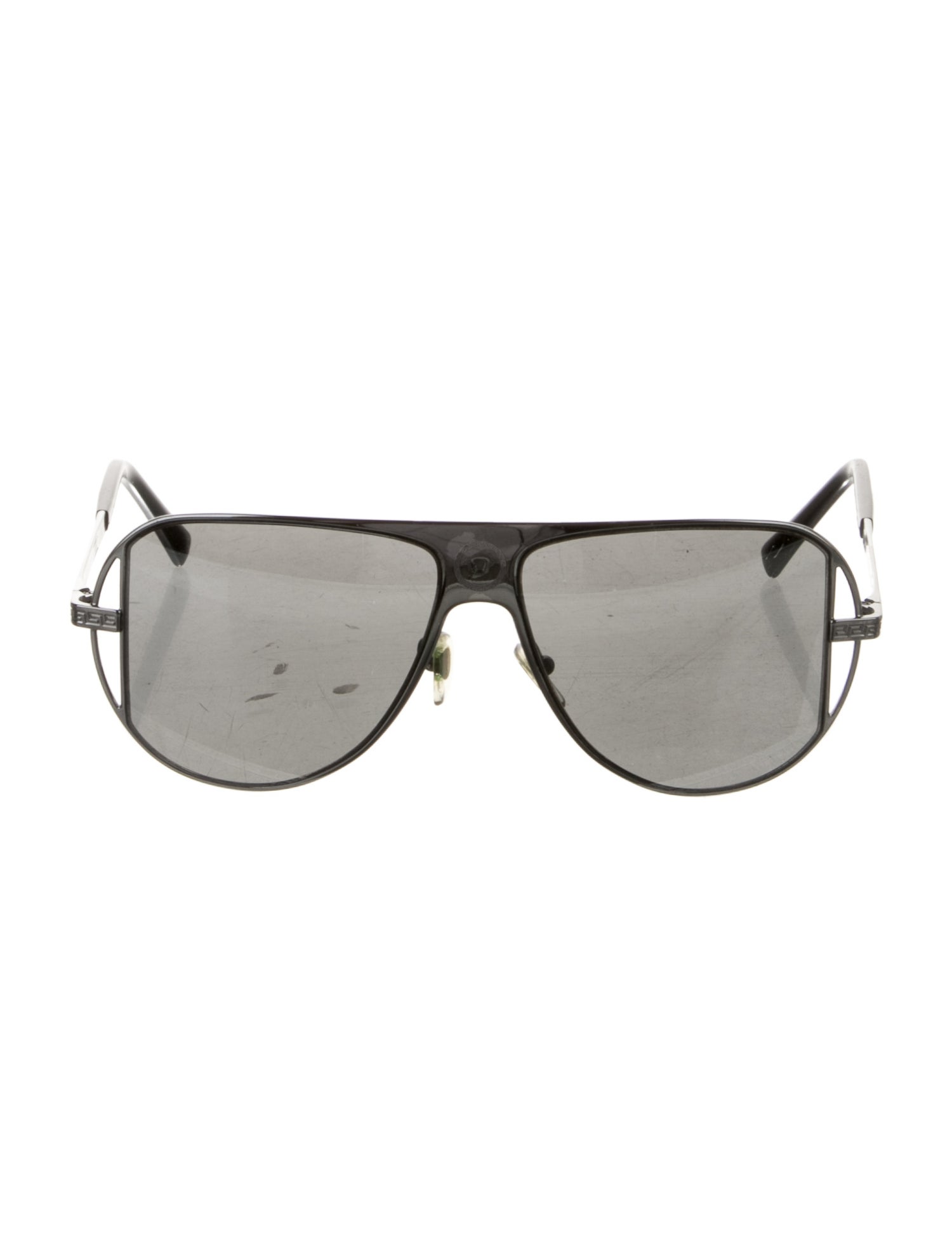 Versace Medusa Insignia Aviator Sunglasses