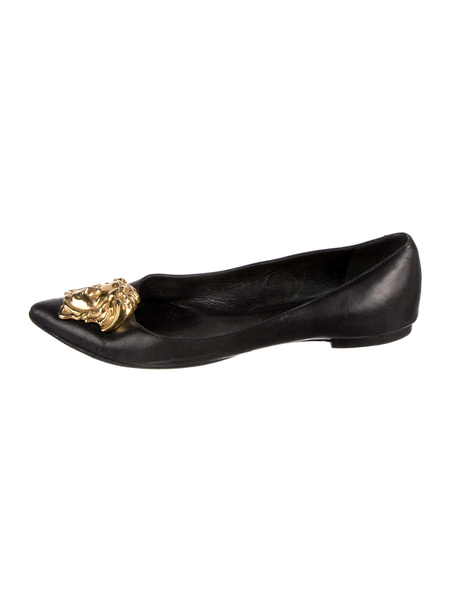 Versace Leather Flats