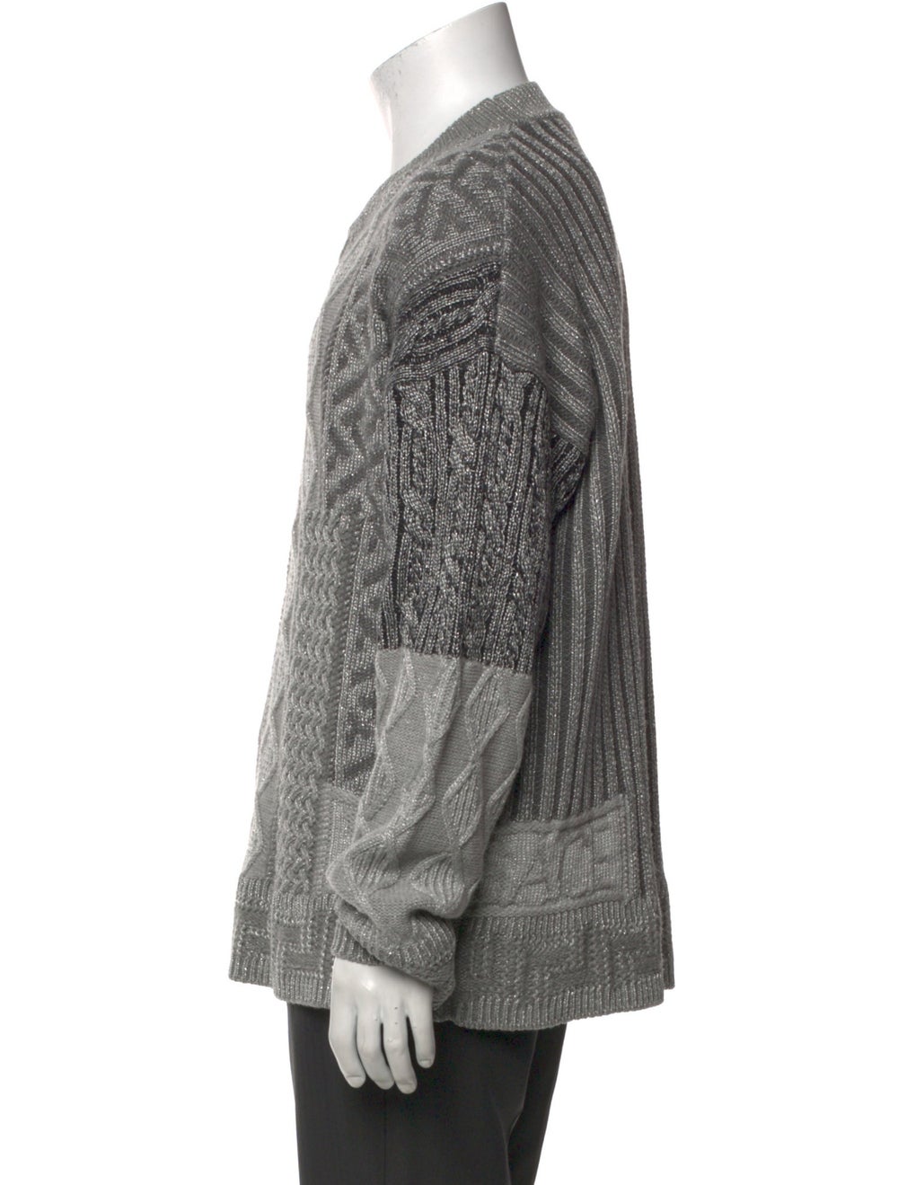 Versace Wool Crew Neck Pullover - image 2