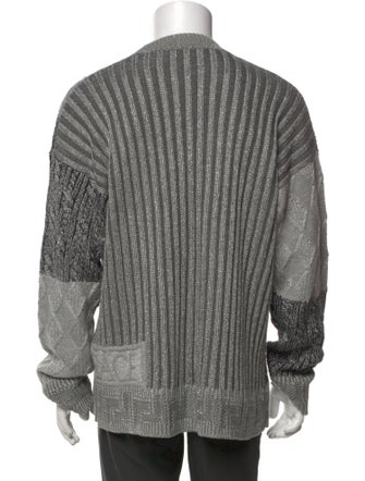 Versace Wool Crew Neck Pullover