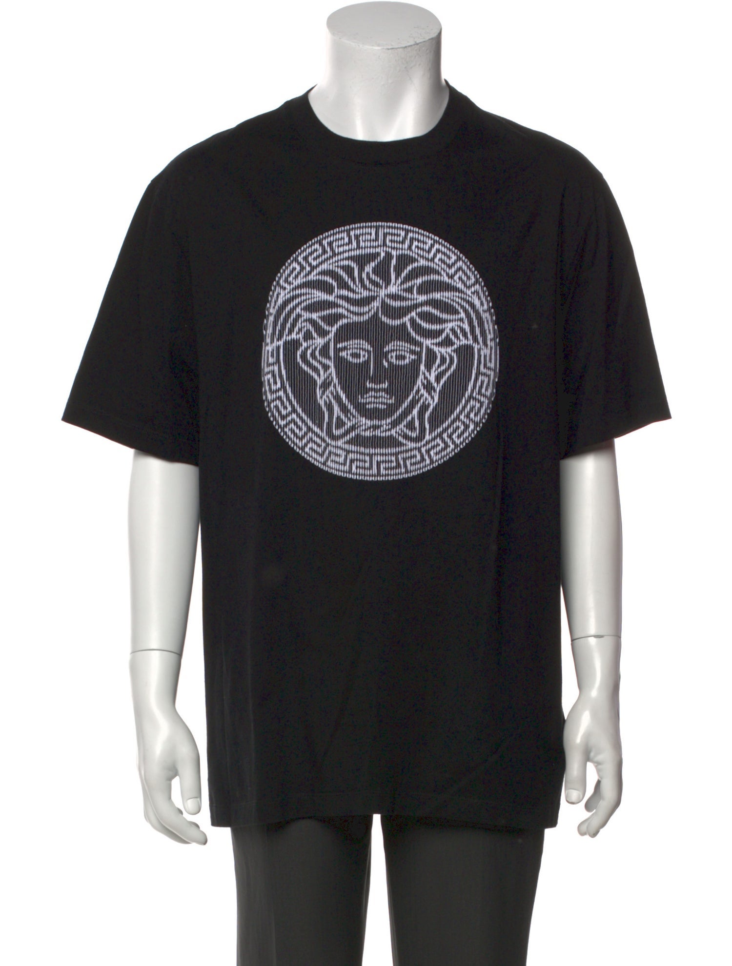 Versace Graphic Print Crew Neck T-Shirt