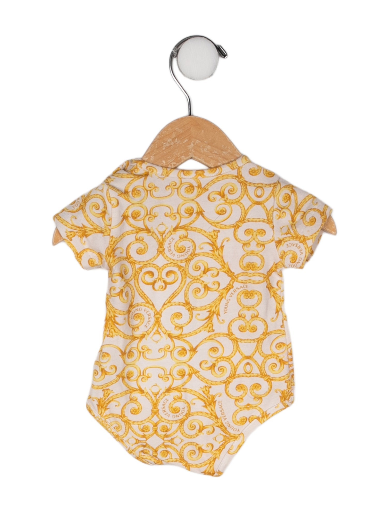 Versace All Over Print Onesie