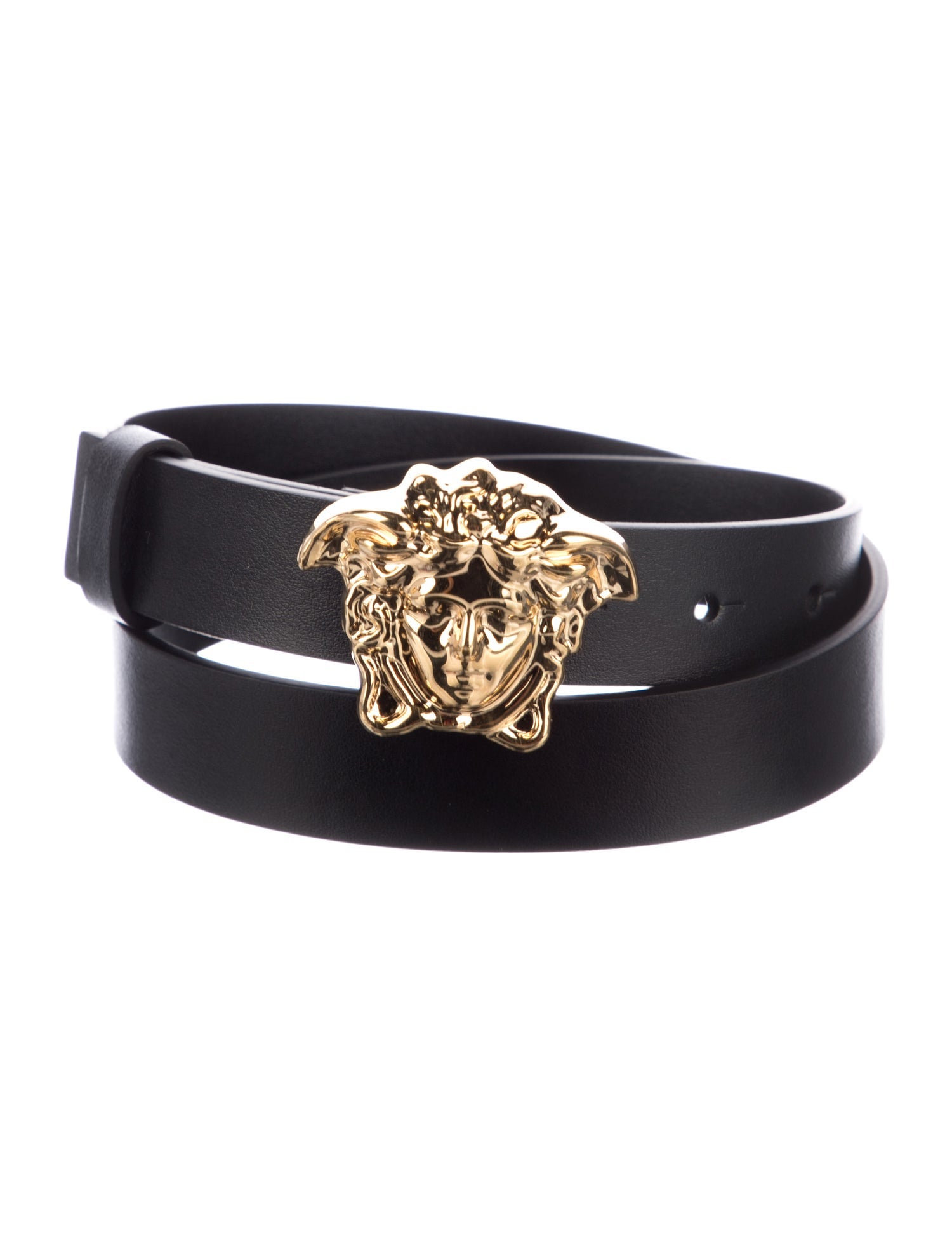 Versace Kids La Medusa Leather Belt